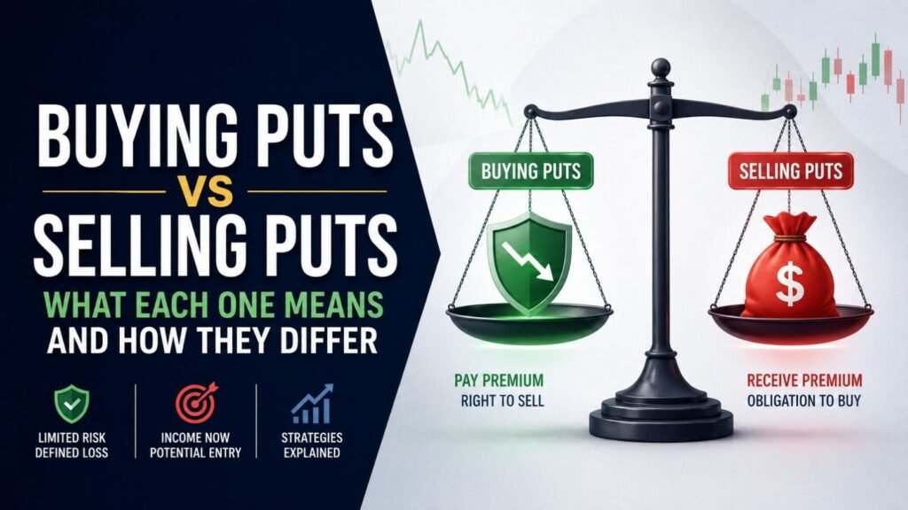Buying Puts Vs Selling Puts: What Each One Means And How They Differ