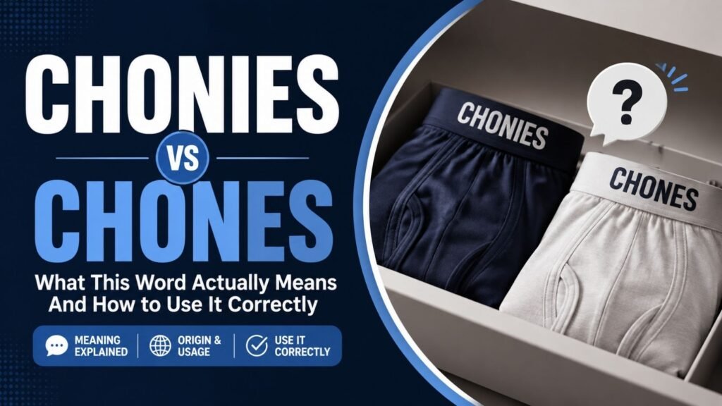 Chonies vs Chones: What This Word Actually Means And How to Use It Correctly