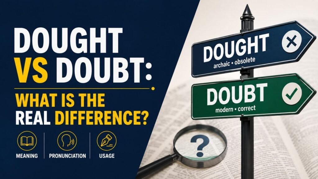 Dought Vs Doubt: What Is the Real Difference?