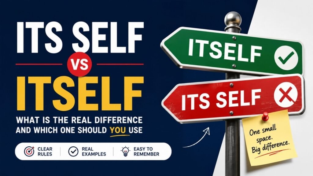 Its Self Vs Itself: What Is The Real Difference And Which One Should You Use