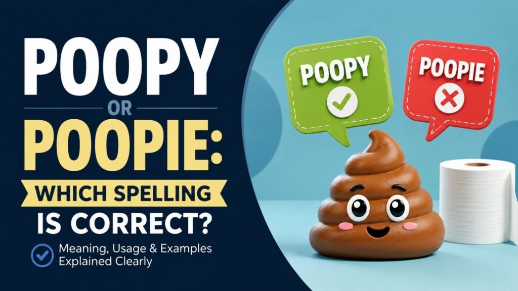 Poopy Or Poopie: Which Spelling Is Correct?