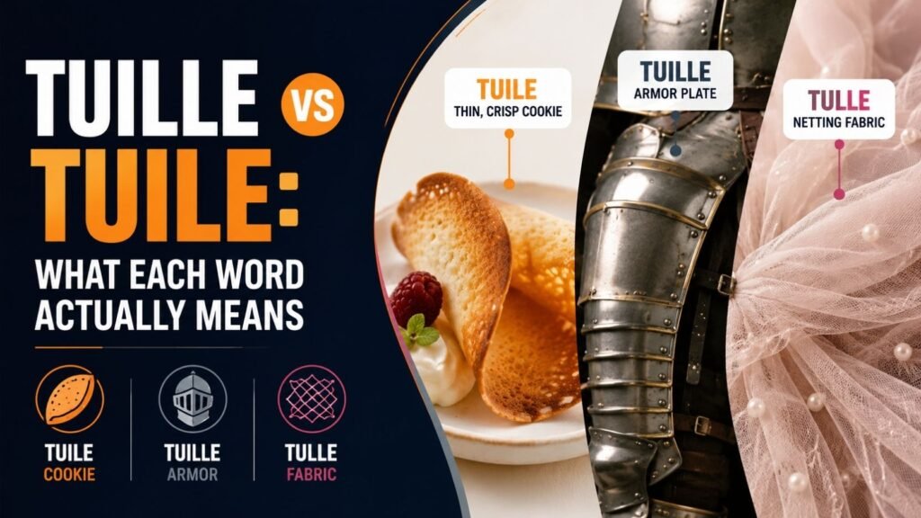 Tuille Vs Tuile: What Each Word Actually Means