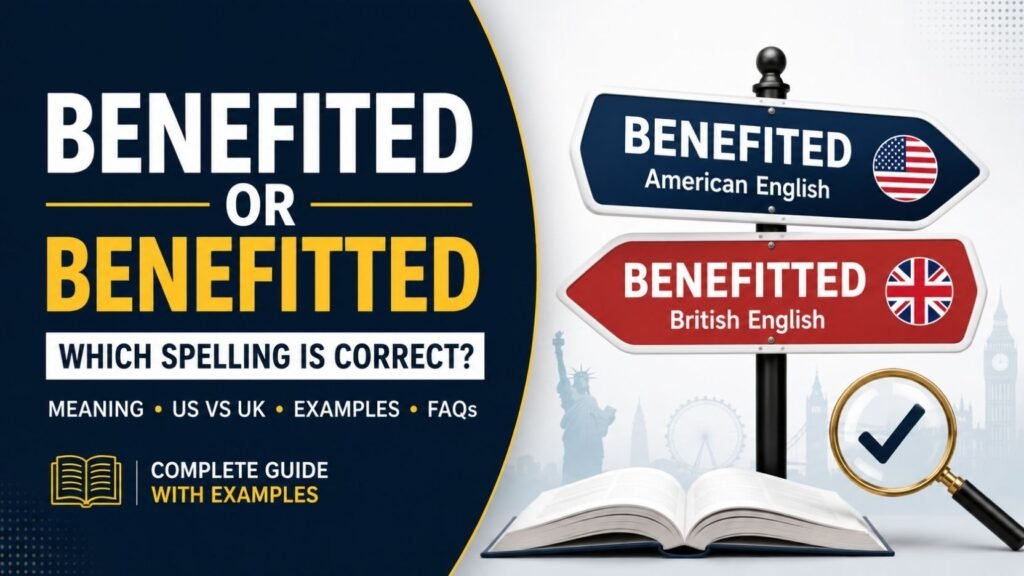Benefited Or Benefitted: Which Spelling Is Correct?