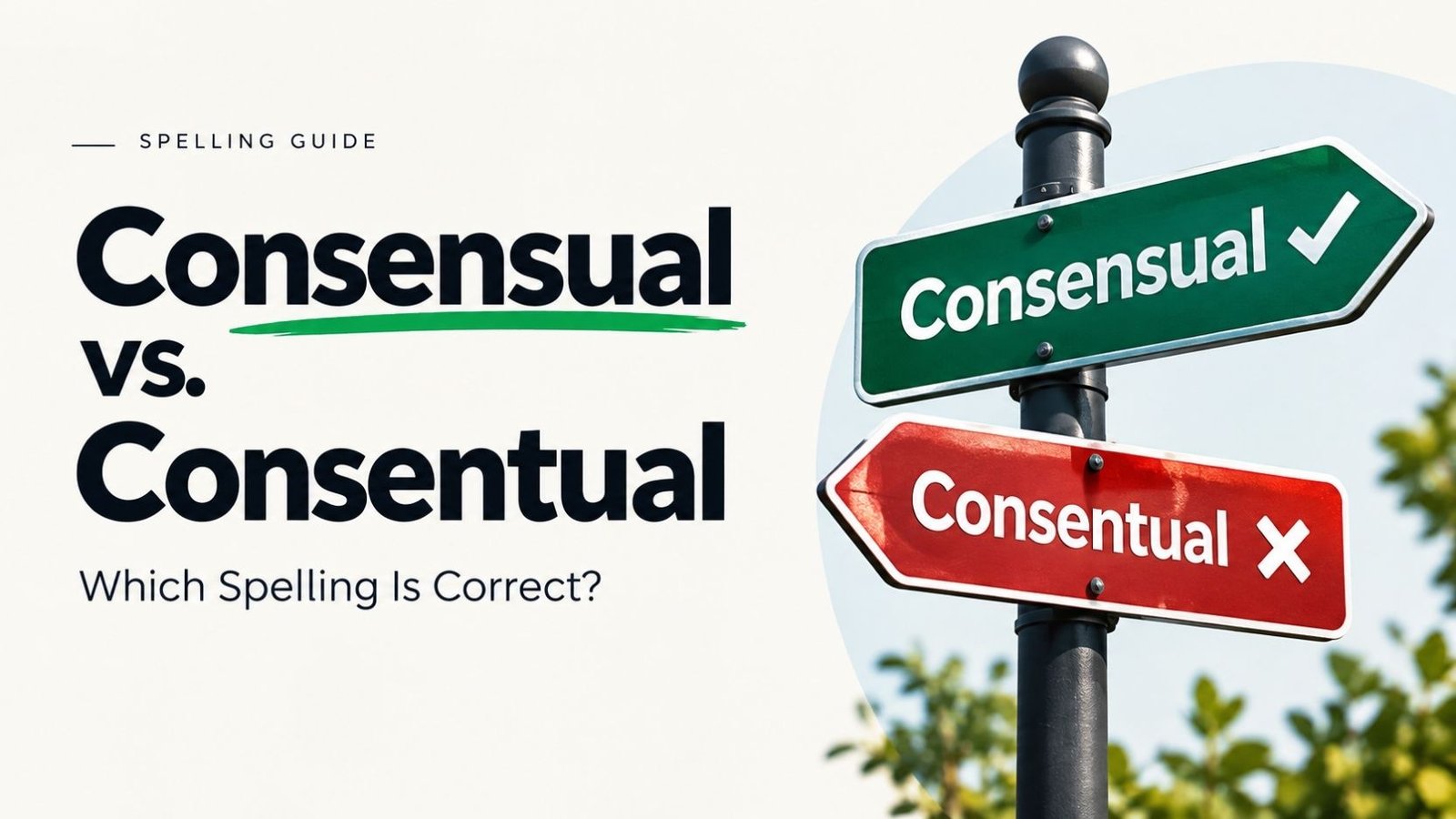 Consensual Vs Consentual: What Is The Correct Word And What Does It Mean?
