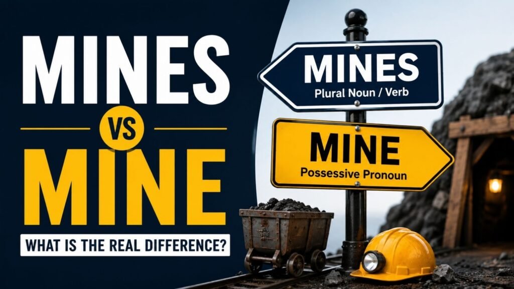 Mines Vs Mine: What Is The Real Difference?